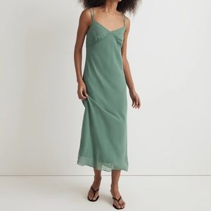 Madewell Layered Slip Midi Dress
